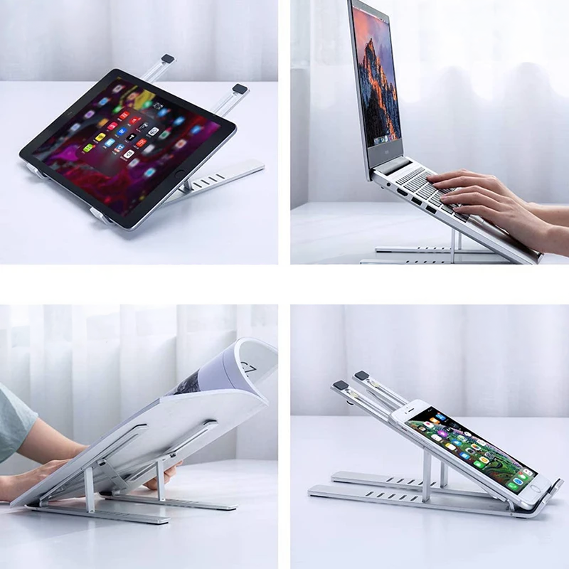 Adjustable and Foldable Aluminum Laptop Stand